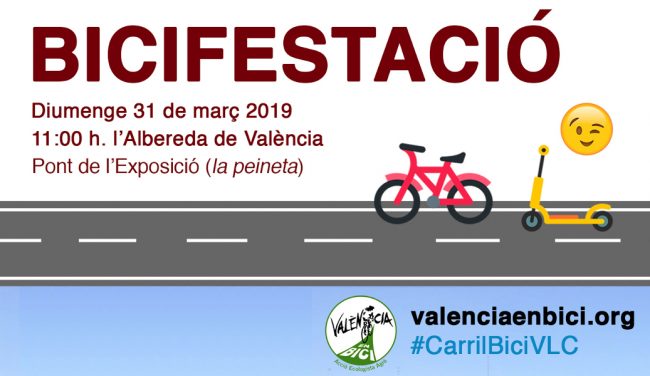 Bicifestación 31 de marzo de 2019