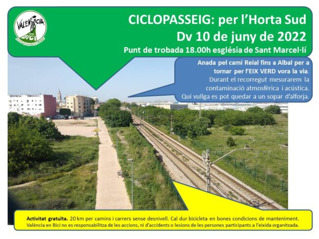 Bicipasseig per l'Horta Sud