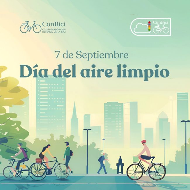 ConBici_Día_Internacional_Aire_Limpio_CWCA ConBici Día Internacional del Aire Limpio. 7 de septiembre